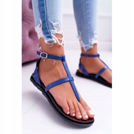Sandales Lu Boo Femme romaine, Lento japonais Bleu marine 2