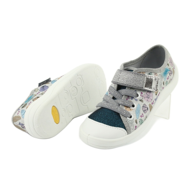 Chaussures enfant Befado 251X145 gris multicolore vert 4