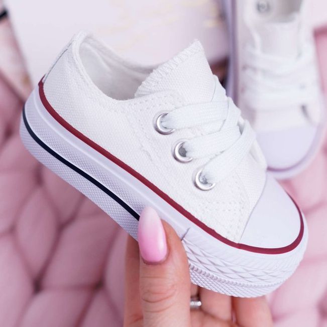 FRROCK Baskets classiques Filemon blanches pour enfants 2