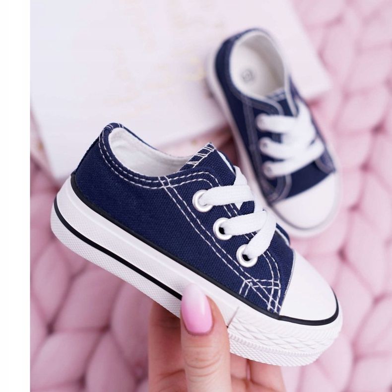 FRROCK Baskets Classiques Enfant Filemon Bleu Marine 2