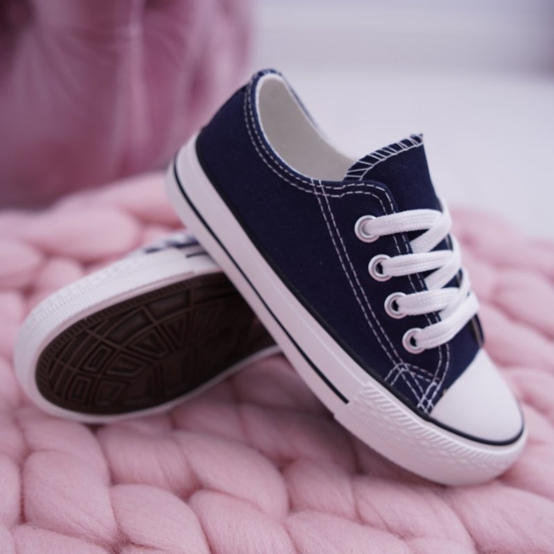 EVE Baskets bleu marine Filemon Youth Shoes 1