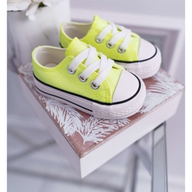 FRROCK Baskets Enfant Brocade Lime Neon Misty jaune 1