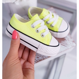 FRROCK Baskets Enfant Brocade Lime Neon Misty jaune 3
