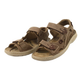Sandales confort Riko 552 pour hommes beige 2