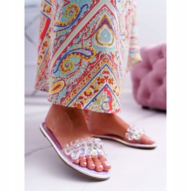 Chaussons Femme Avec Cubic Zirconia Lu Boo Petrol Silver Mediana gris 1