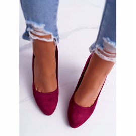 Escarpins femme Sur un talon Daim Fuchsia Foncé Sergio Leone Campbell rose 3