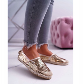 Espadrilles Femme Lu Boo Or Paillettes Destino doré 1