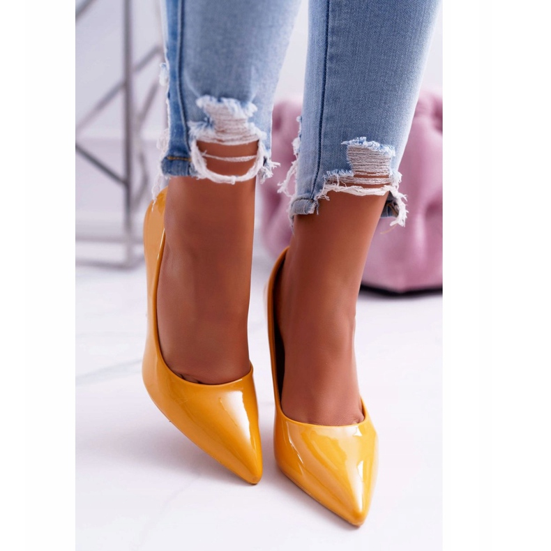 PS1 Talons hauts Yanna pour femmes jaunes 2