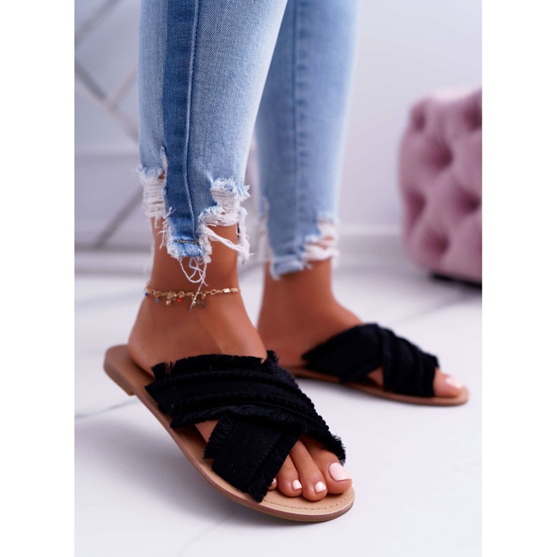 Pantoufles Matière Femme Vices 7269 Noir Jamen 2