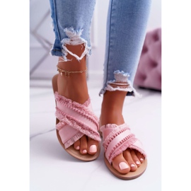 Pantoufles Matière Femme Vices 7269 Rose Jamen 2