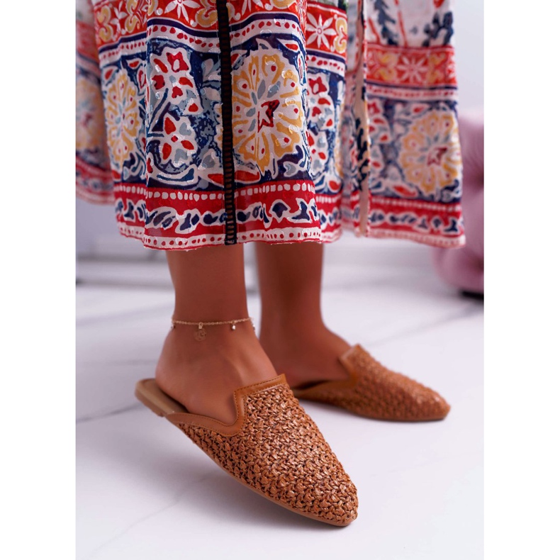 Pantoufles Élégantes Pour Femmes Marron Vices 3301 brun 1