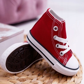 FRROCK Baskets Montantes Classiques Enfant Filemon Rouge 2 FRROCK Baskets Montantes Classiques Enfant Filemon Rouge 2