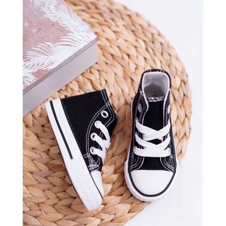 FRROCK Baskets classiques noires Filemon pour enfants le noir 2