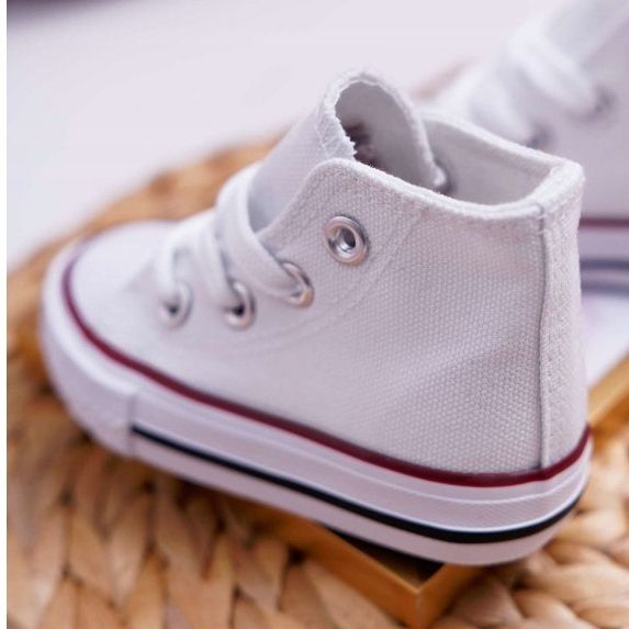 FRROCK Baskets classiques hautes blanches Filemon pour enfants 1