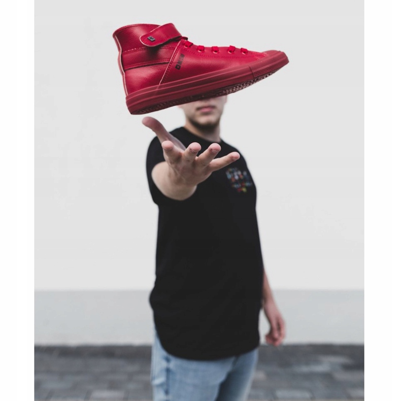 Baskets Homme Big Star Warmed Rouge Y174025FW 1