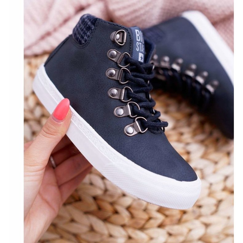 Baskets Enfant Garçon Big Star Bleu Marine EE374038 2