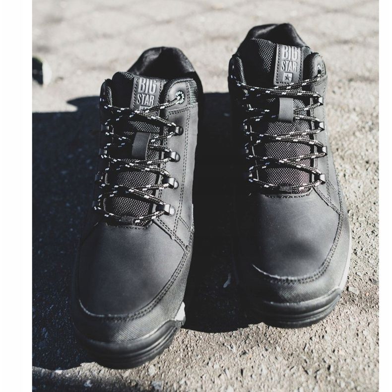 Chaussures Trekking Homme Big Star High Outdoor Noir EE174465 le noir 1