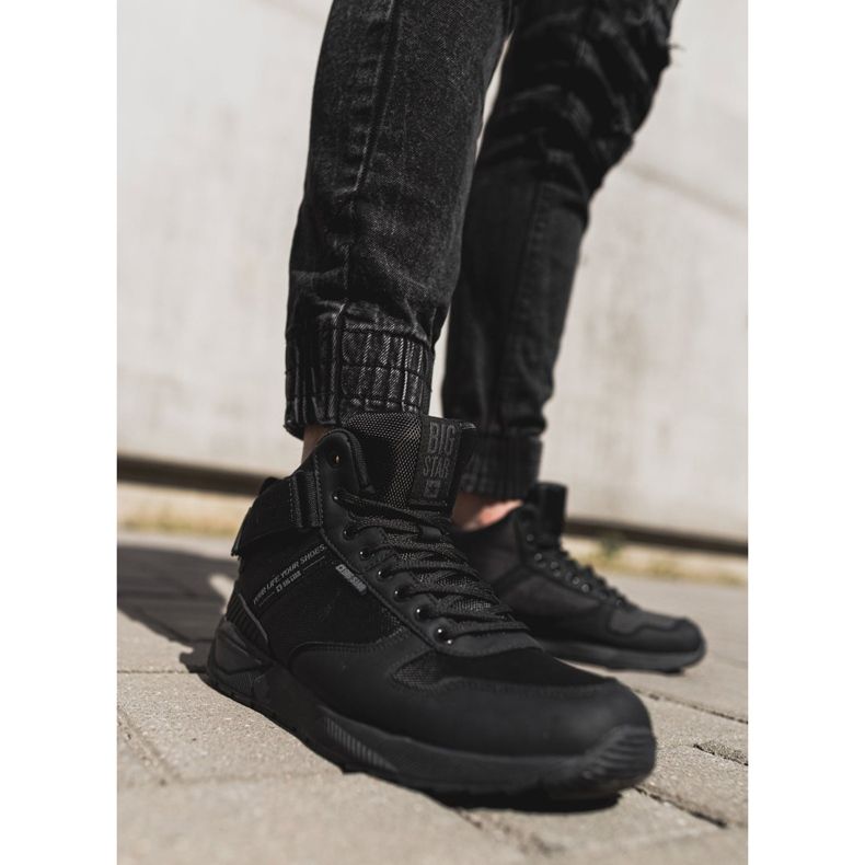 Chaussures de sport pour hommes Big Star High Outdoor Noir EE174461 1