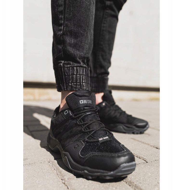 Chaussures Outdoor Big Star Trekking Homme Noir EE174456 1