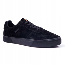 Baskets Basses Homme Big Star Suede Noir EE174362 1