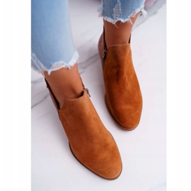 Bottines Plates Femme Maciejka Automne Cuir Rouge 04091-29 brun 2 Bottines Plates Femme Maciejka Automne Cuir Rouge 04091-29 brun 2