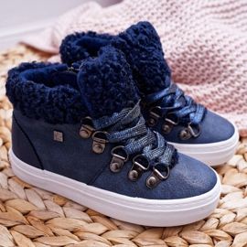 Enfants Garçons Filles Chaussures Filles Big Star Bleu Marine EE374018 2
