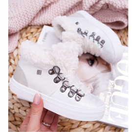 Chaussures Enfant Fille Baskets Big Star Blanc EE374017 1