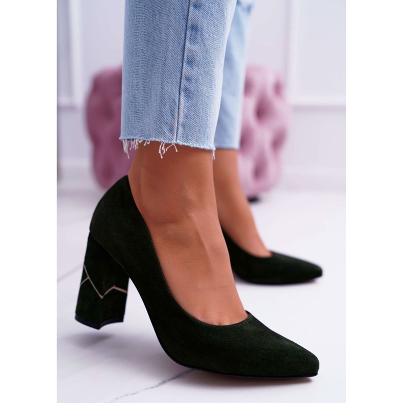 Escarpins pour femmes Laura Messi Suede Olive 2050 Tiffany vert 1 Escarpins pour femmes Laura Messi Suede Olive 2050 Tiffany vert 1