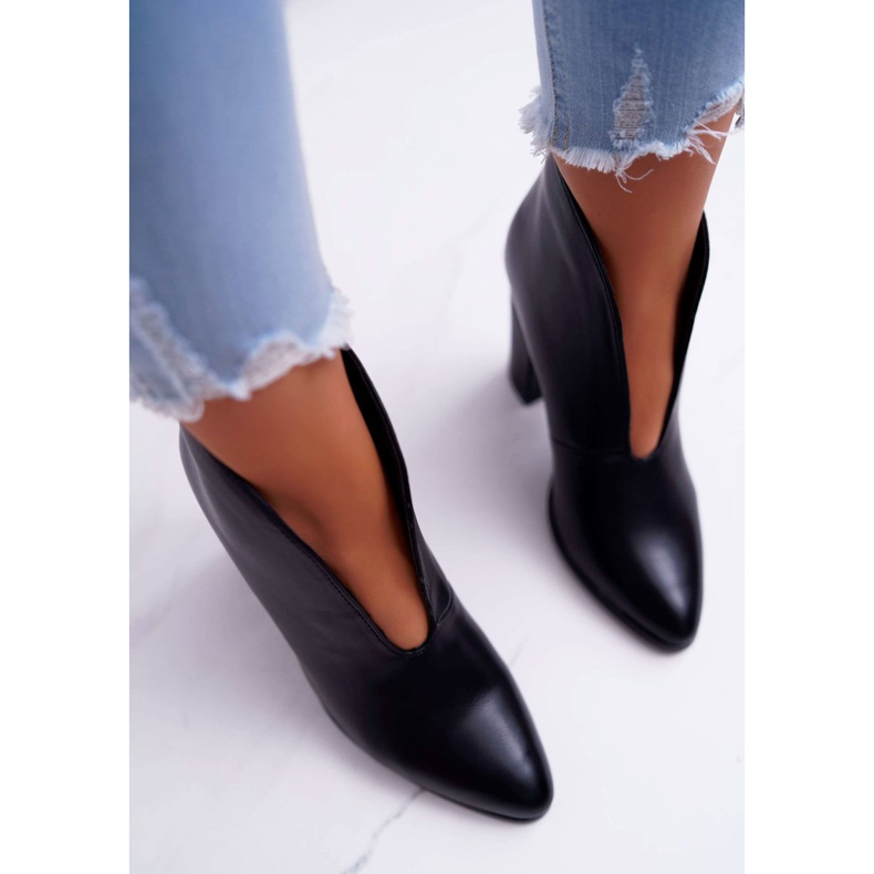 SEA Bottes à talons pour femmes à enfiler Black Mantana noir 2