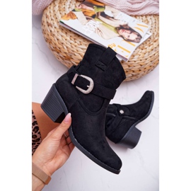Bottines Femme à talon plat Noir Arraso le noir 4