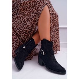 Bottines Femme à talon plat Noir Arraso le noir 6
