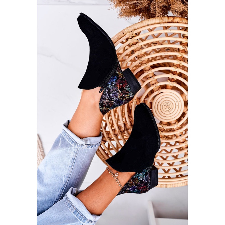 Bottines Plates Femme Maciejka Spring Cuir Noir 04091-57 2