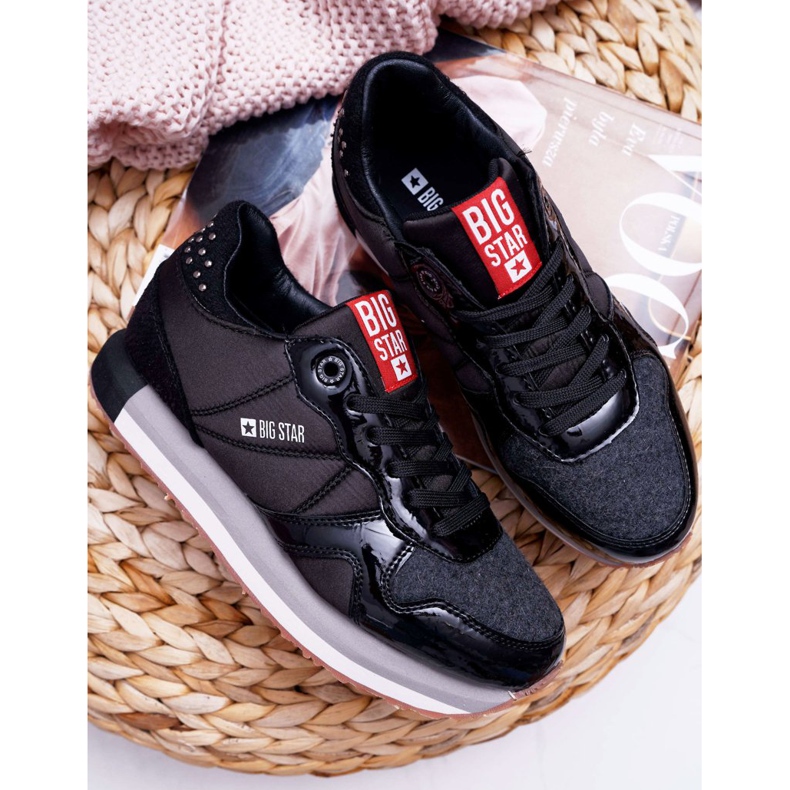 Chaussures de sport pour femmes Big Star Noir EE274721 1