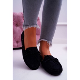 S.Barski Mocassins Femme Daim Noir S. Barski Gustoben le noir 2