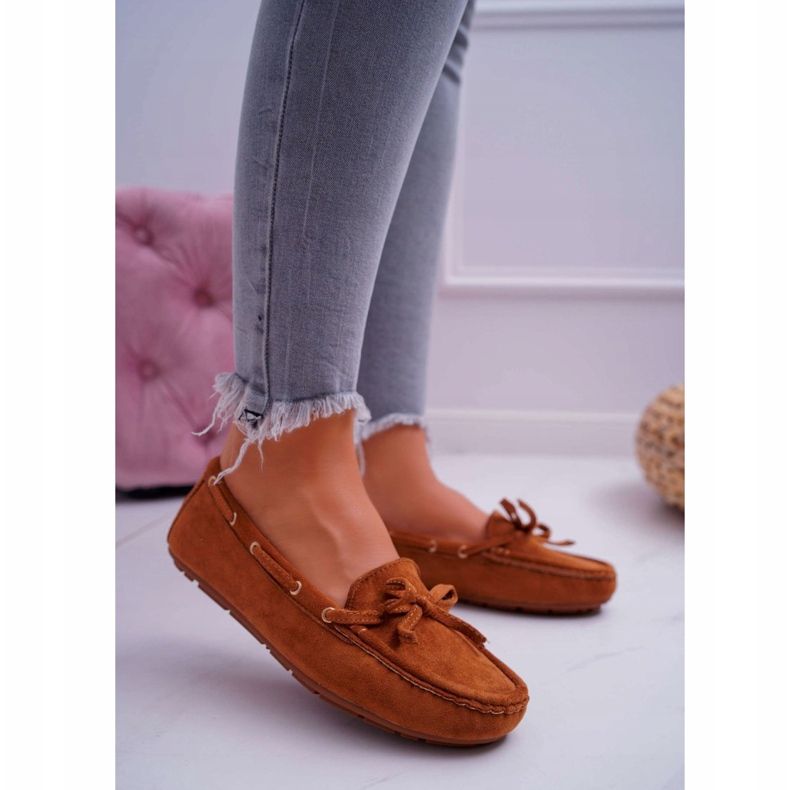 S.Barski Mocassins Femme Daim Camel S. Barski Gustoben brun 1