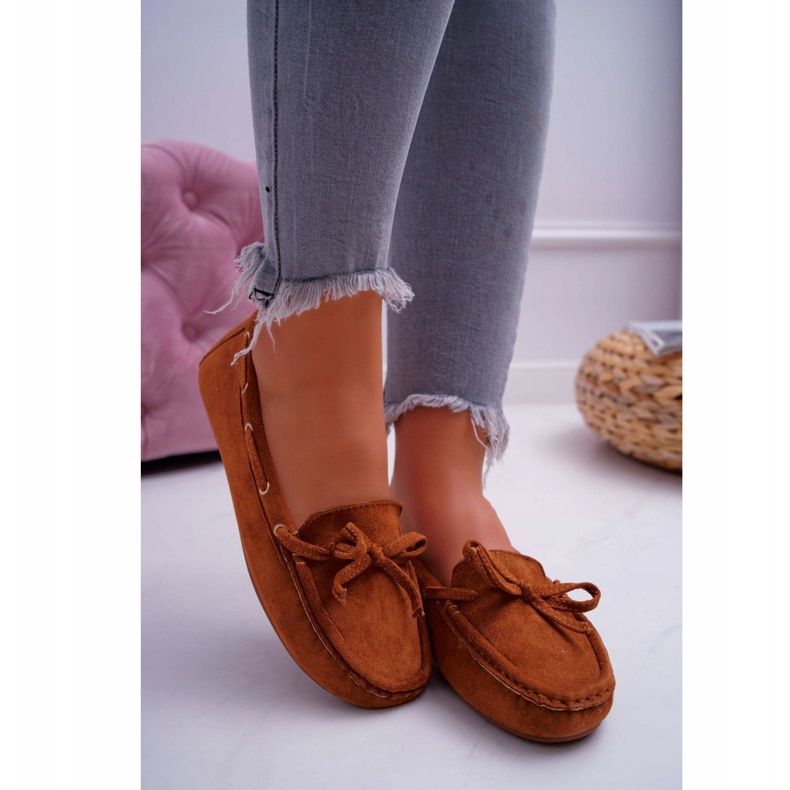 S.Barski Mocassins Femme Daim Camel S. Barski Gustoben brun 2