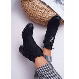 Vinceza Bottes à Talons Femme Daim Noir Brave le noir 5