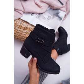 Vinceza Bottes à Talons Femme Daim Noir Brave le noir 6