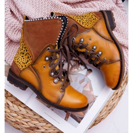 Bottes Femme Cuir Maciejka Jaune 3623A-07 7
