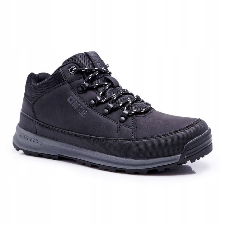 Chaussures de trekking pour jeunes Big Star High Outdoor Noir EE274816 1