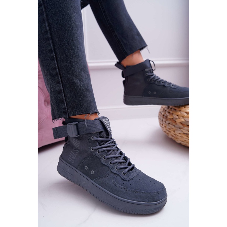 Baskets Femme Gris Big Star EE274661 2