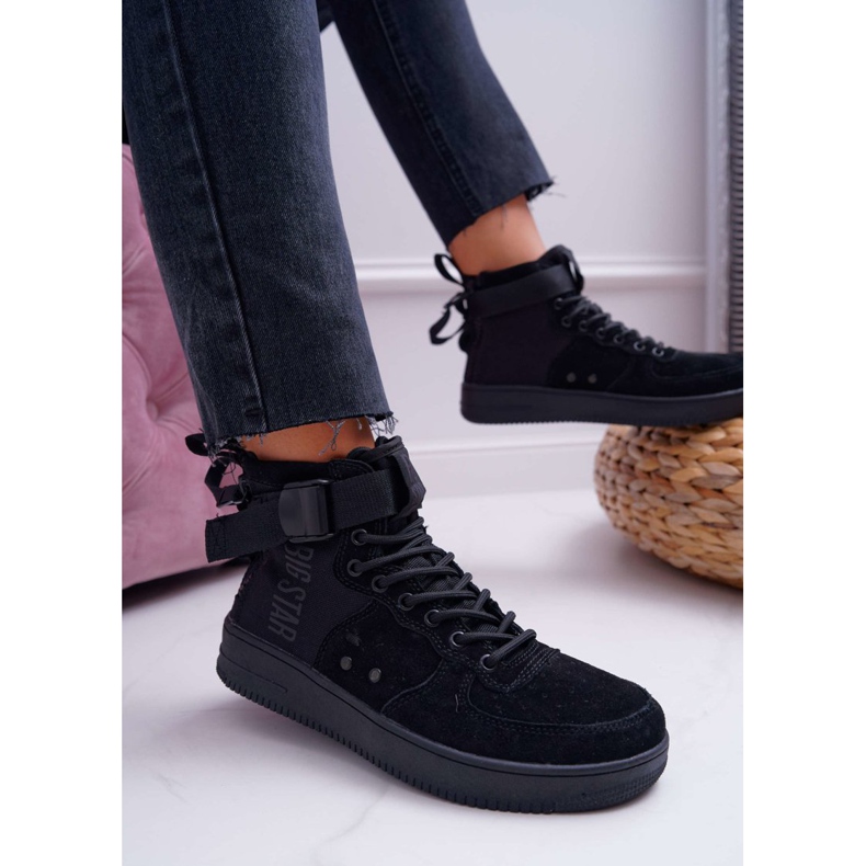 Baskets Femme Noir Big Star EE274662 2