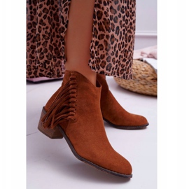 Bottes de cowboy Camel Agnes pour femmes brun 1