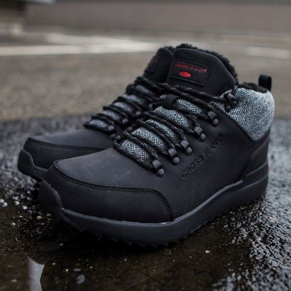 Chaussures Trekking Homme Cross Jeans Noir EE1R4113C 1