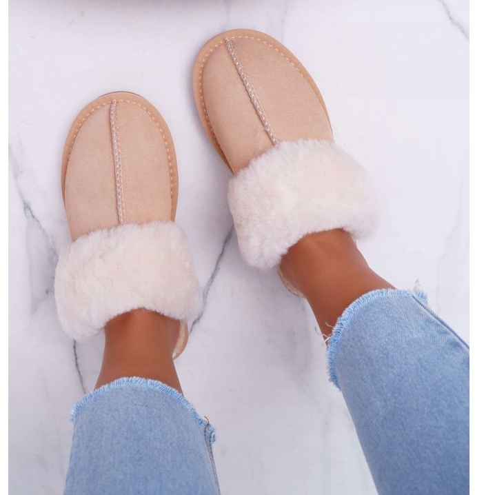 Chaussons Femme Beige Mirendy 2 Chaussons Femme Beige Mirendy 2