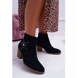 PS1 Bottes Femme Cowboy Noir Cowber 1
