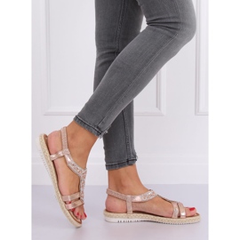 Sandales espadrilles champagne CO-78 Champagne rose 2