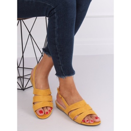 Sandales espadrilles miel 9291 Amarillo jaune 2