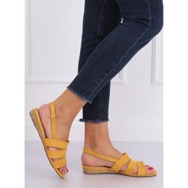 Sandales espadrilles miel 9291 Amarillo jaune 3