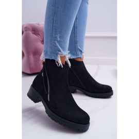 SEA Bottines Femme Warm Suede Two Sliders Noir Ohoo le noir 2